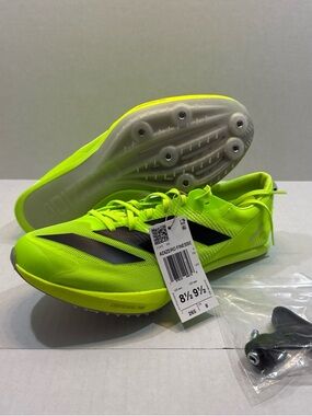 Mens Size 8.5 - Adidas Adizero Finesse 
Track Spikes Lucid Lemon IG2018